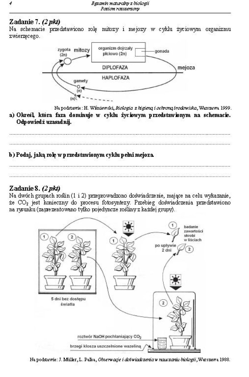 Matura 2014. Biologia poziom rozszerzony