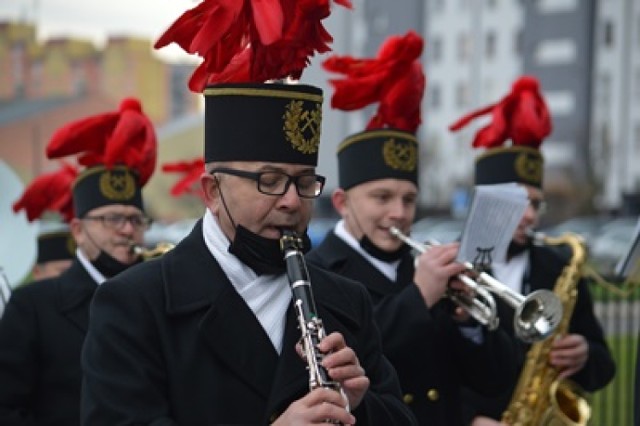 Bełchatów, Barbórka 2020. Zagrała orkiestra górnicza