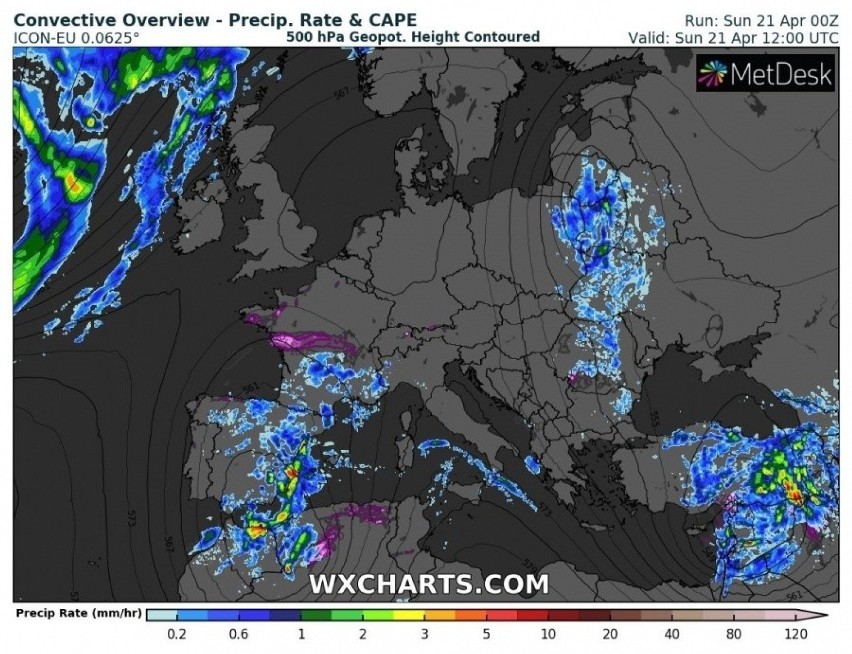 Występowanie pyłu saharyjskiego w czwartek 25 kwietnia

W...