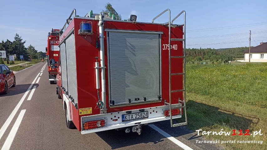 Do wypadku doszło na DK 73 w miejscowości Breń