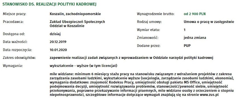 Szukasz pracy w Koszalinie, bądź okolicach? Oto najnowsze...