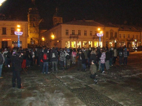 Sądeczanie protestowali przeciwko ACTA [ZDJĘCIA]