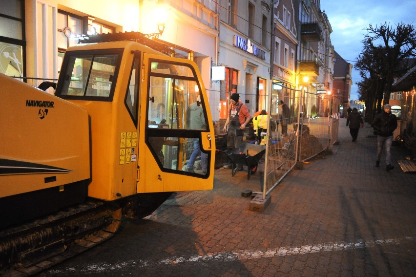 Wykopy na leszczyńskim Rynku