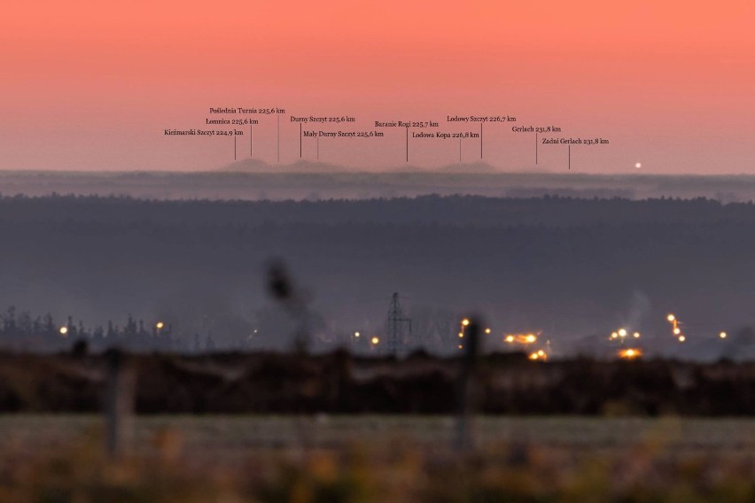 Zdjęcia przedstawiają: Tatry Wysokie oraz komin Elektrowni...