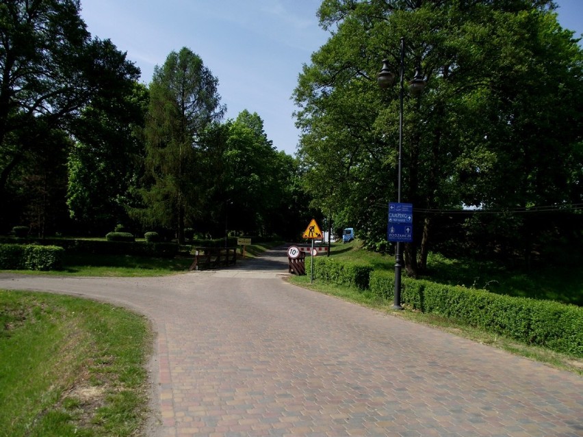 Budowa drogi - Park Miejski