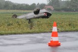 Dachowanie auta w Solcu Kujawskim. Kierowca widział sarnę, miał dwa promile