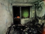 Pożar w środku nocy w Kętach. W bloku na os. Sikorskiego zapaliło się mieszkanie. Wskutek pożaru zginął 68-letni mężczyzna