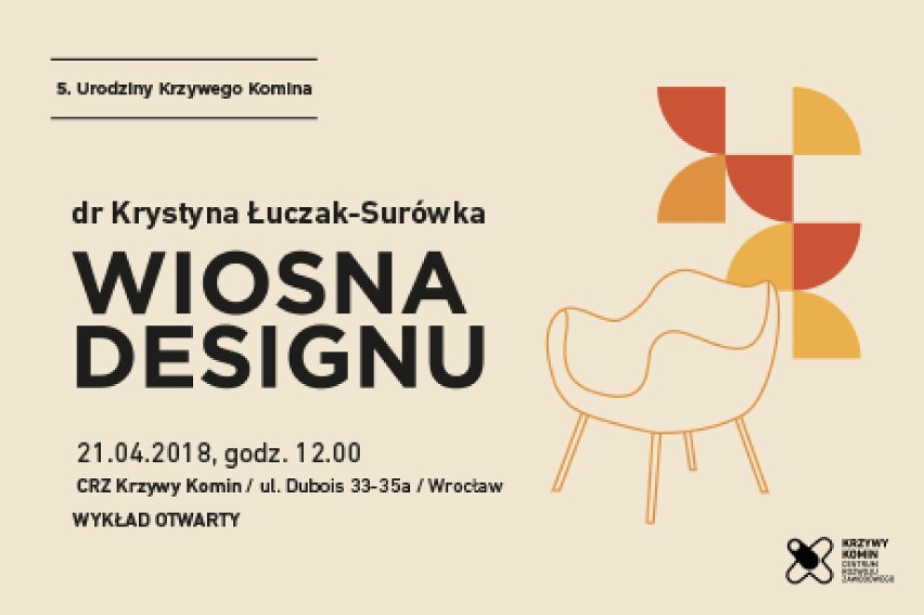 „Wiosna designu” – wykład otwarty dr Krystyny Łuczak-Surówki