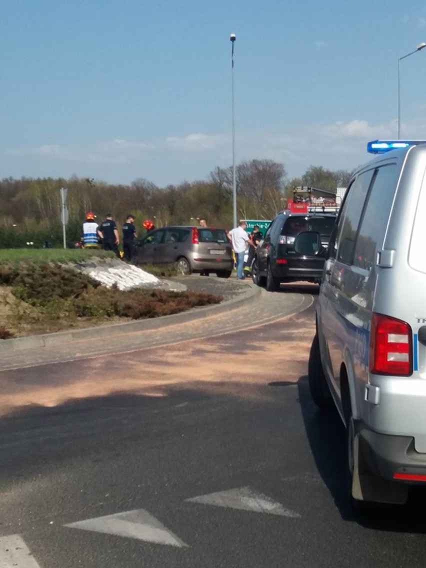 Wypadek z udziałem motorowerzysty w Wodzisławiu Śl.