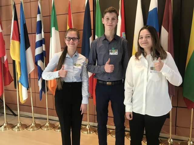 Głos uczniów z Mierzęcic w Parlamencie Europejskim