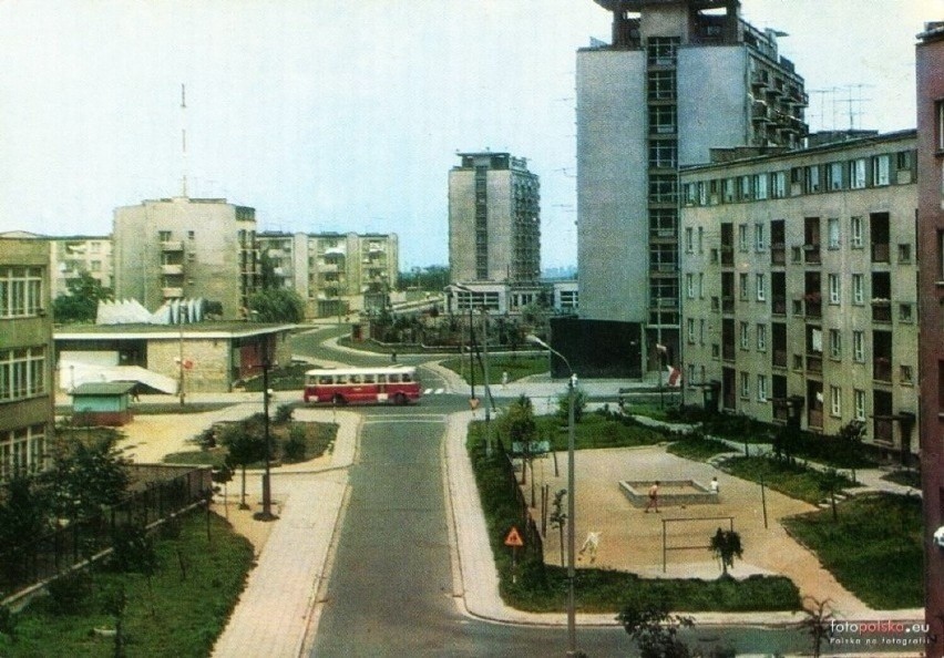 1973 rok, Perspektywa ulicy Bema i skrzyżowanie z...