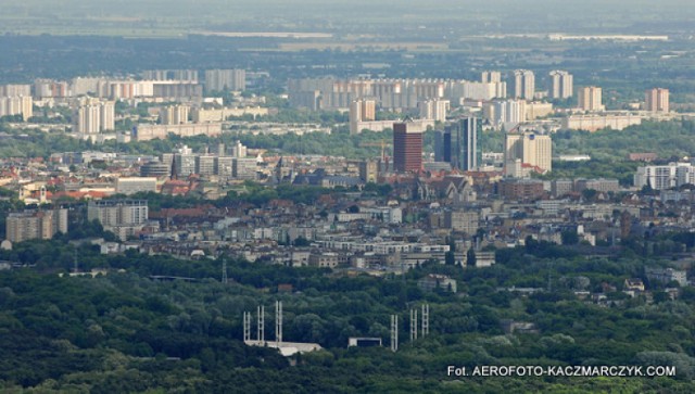 Lotnicze panoramy Poznania. Miasto z góry