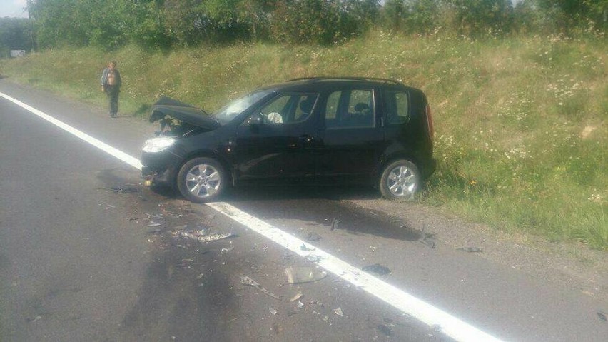 Wypadek w Białym Kościele. Zderzyły się dwa samochody