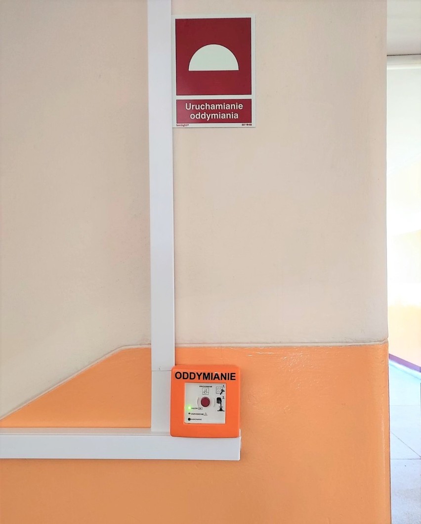 W Szkole Podstawowej nr 1 w Kościanie będzie bezpieczniej w zakresie ochrony przeciwpożarowej