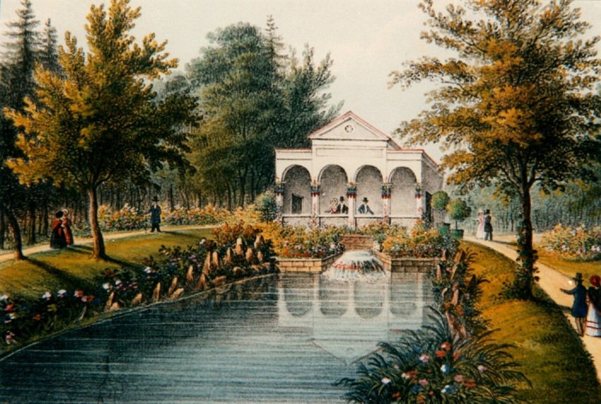 Zobaczcie, jak piękny był w 1850 roku żagański park!