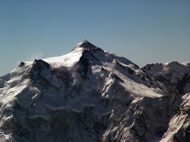 Ośmiotysięcznik Nanga Parbat, na kt&oacute;ry po raz pierwszy wszedł H. Buhl 3 lipca 1953r.