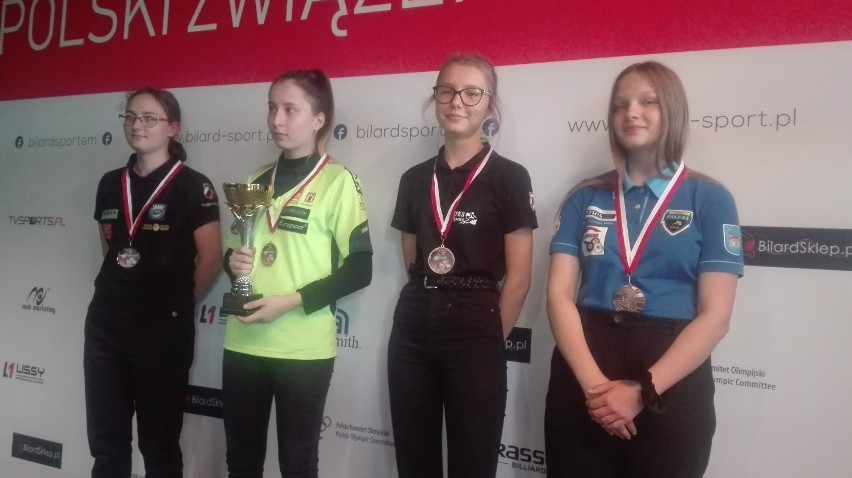 Lisewo Malborskie może się pochwalić bilardzistką - medalistką mistrzostw Polski 