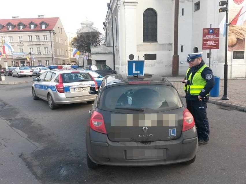 Policja w Kaliszu kontrolowała samochody nauki jazdy