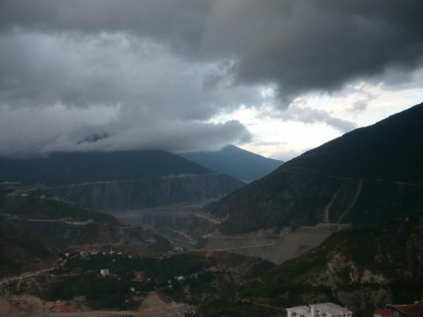 widok na góry z Artvin