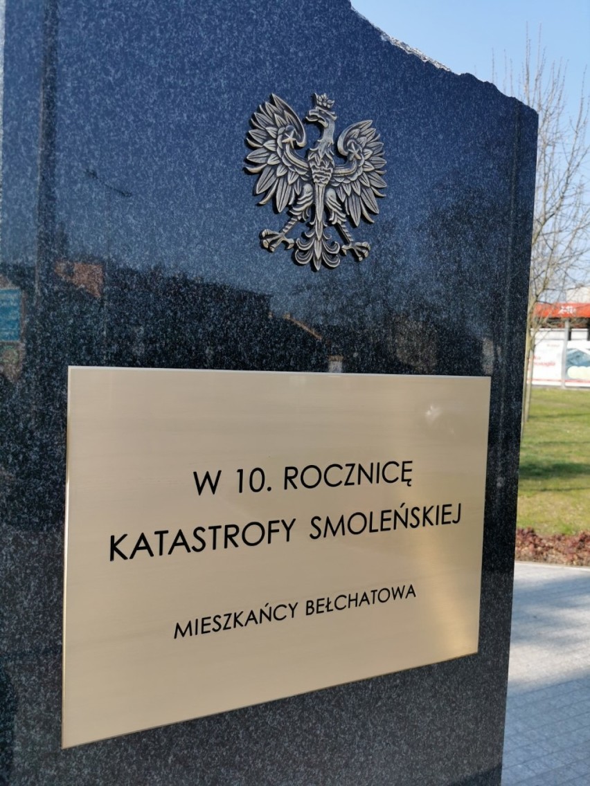 Obelisk upamiętniający ofiary katastrofy smoleńskiej w...