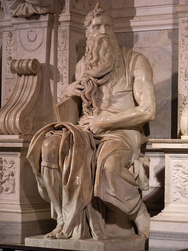 Pomnik "Mojżesza" w Bazylice św. Piotra w Okowach w Rzymie