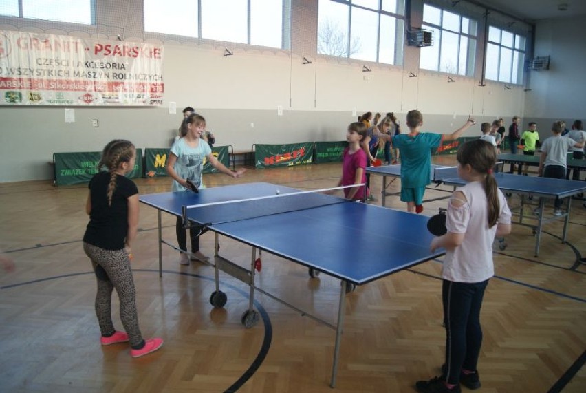 Turniej tenisa stołowego w Krzyżanowie