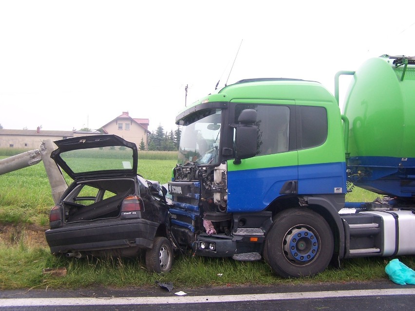 Grodzisk. Groźny wypadek na obwodnicy. FOTO!