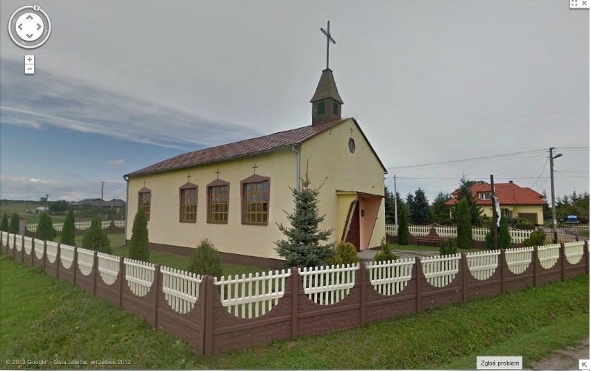 Kaplica na granicy dwóch miejscowości Gościnnej i...