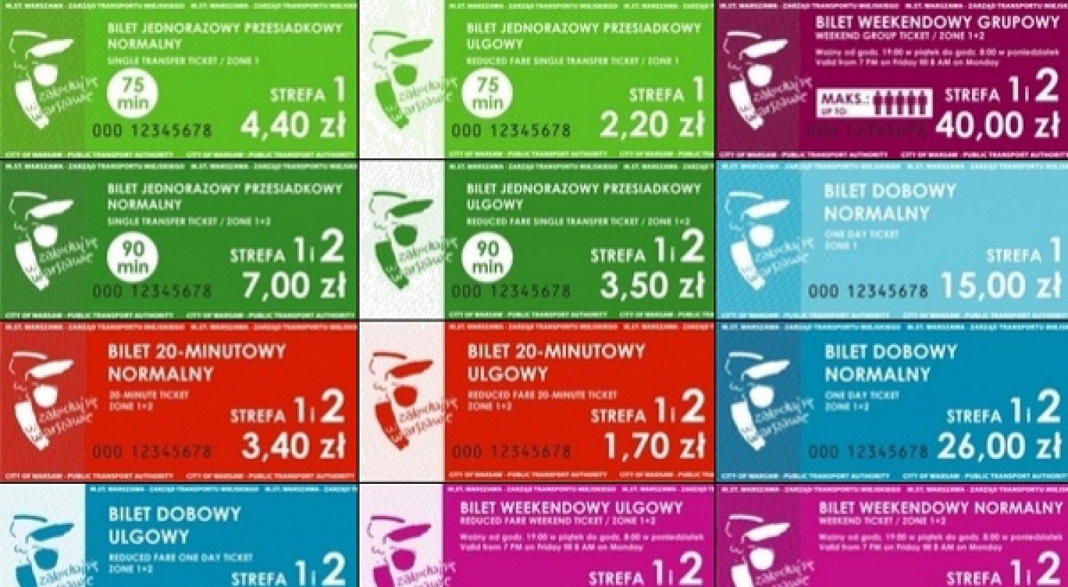 Nowe Ceny Bilet w Ztm Na 2014 Rok Ile Kosztuj Warszawa Nasze Miasto