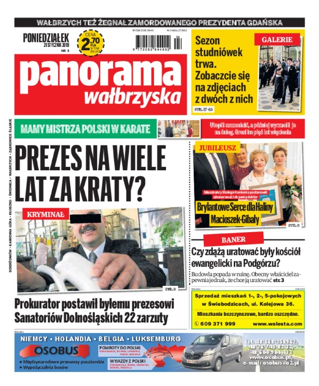 Panorama Wałbrzyska wydanie z 21 stycznia 2019 r.