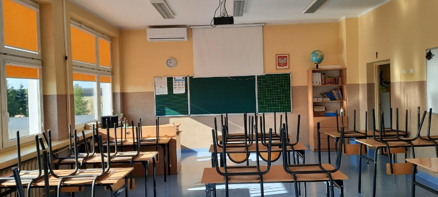 Gmina Szamocin sfinansowała remont szkolnej kuchni. W kilku klasach pojawiły się klimatyzatory.