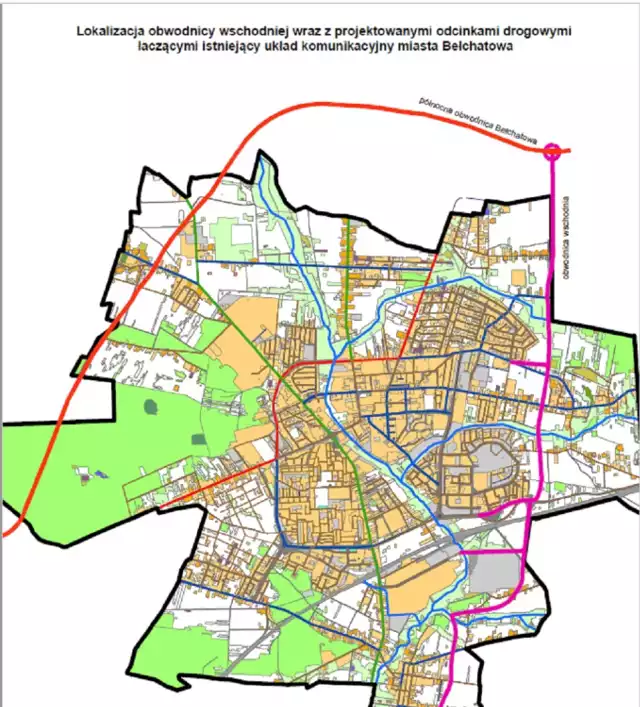 Wschodnia obwodnica Bełchatowa - taki będzie miała przebieg