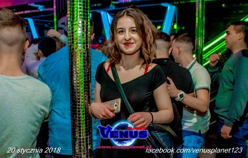 Piękne dziewczyny w klubie Venus Planet. Zdjęcia z 20 stycznia 2018 roku