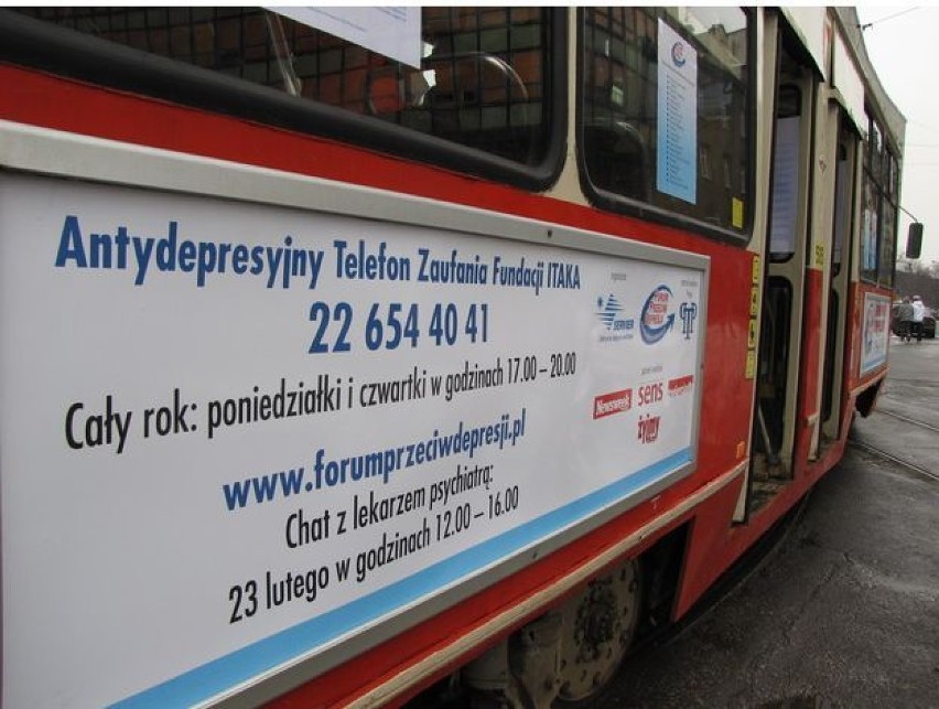 Antydepresyjne tramwaje ruszyły w trasę