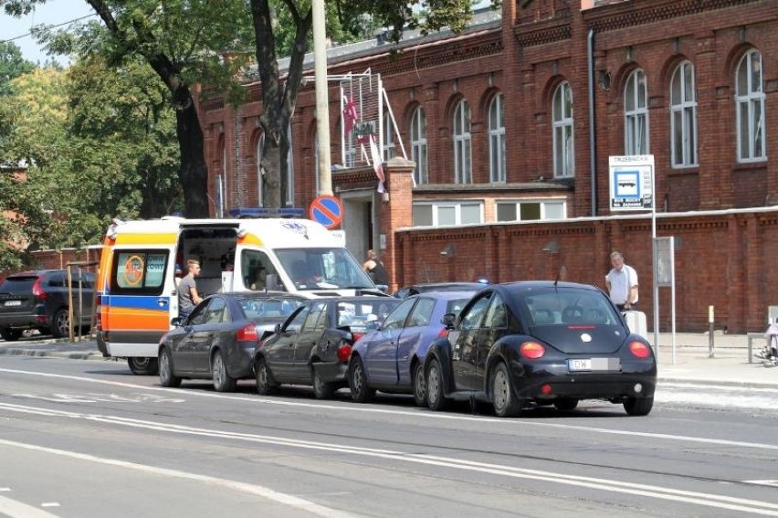 Wypadek na Trzebnickiej, Wrocław, 18.08.2015