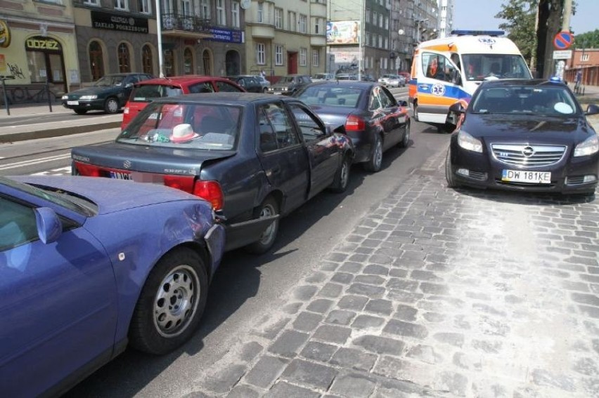 Wypadek na Trzebnickiej, Wrocław, 18.08.2015