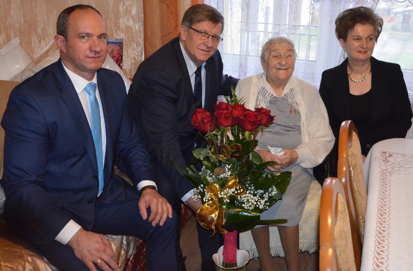 Najstarsza mieszkanka powiatu świętowała swoje 102. urodziny