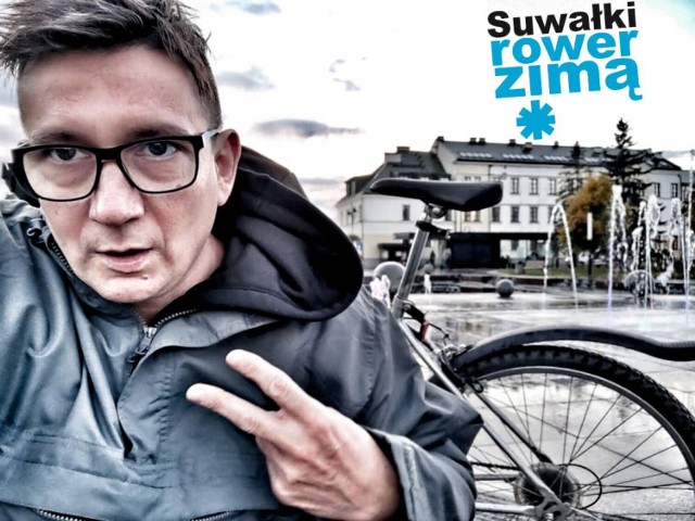 Robert Wesołowski mówi, że rowerem jeździł przy 21-stopniowym mrozie.
