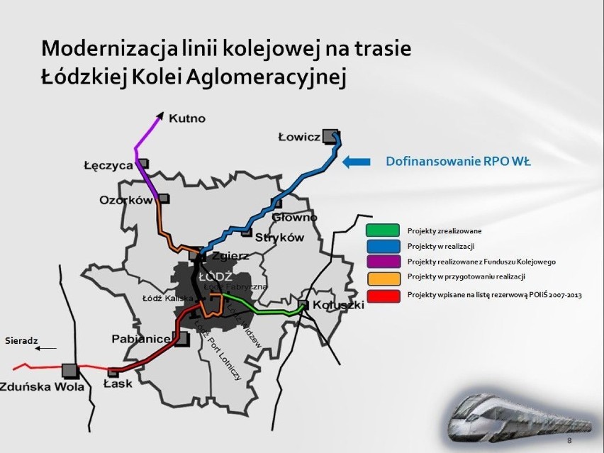 Modernizacja linii kolejowych na trasie Łódzkiej Kolei...