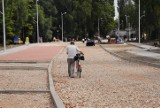 Ulica Bulwary w Tomaszowie. Trwają prace budowlane nad nową ulicą