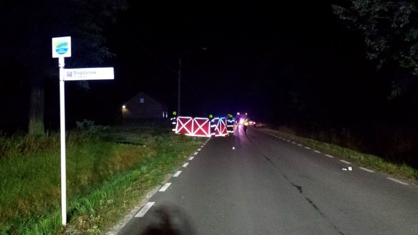 Śmiertelny wypadek pod Kaliszem. Auto potrąciło mężczyznę