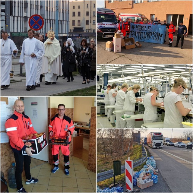 W tym trudnym czasie epidemii koronawirusa mieszkańcy Dolnego Śląska każdego dnia udowadniają jaka siła w nich drzemie i jak wielkie mają serca!

Tysiące osób w całym regionie angażuje się w walkę z wirusem i na najróżniejsze sposoby pomaga innym - lekarzom, ratownikom, ale i seniorom, czy osobom niepełnosprawnym. 

O niezwykłych akcjach przeczytasz na kolejnych stronach - przejdziesz do nich za pomocą strzałek, gestów, czy kursorów.