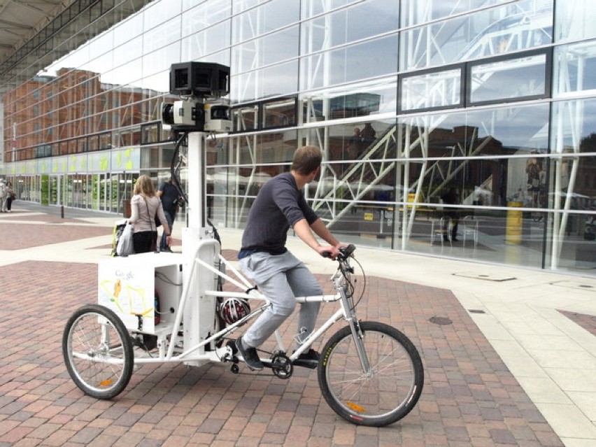 Specjalny rower Google Street View można było dzisiaj...