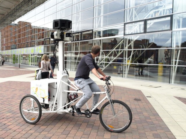 Specjalny rower Google Street View można było dzisiaj zobaczyć w ...