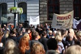 Czarny protest w Łodzi: Piekło kobiet trwa [ZDJĘCIA, FILM] 