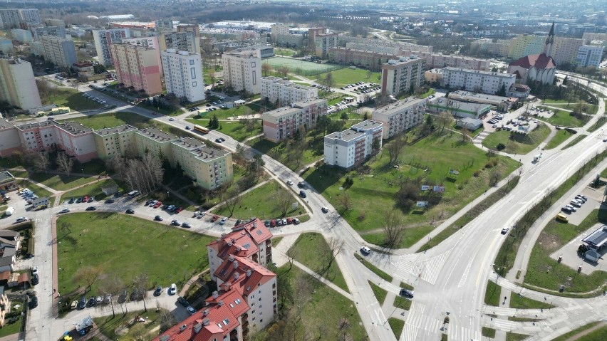Rusza przebudowa ulic i skrzyżowania w północnej części Kielc. Będą utrudnienia. Zobacz zdjęcia z drona