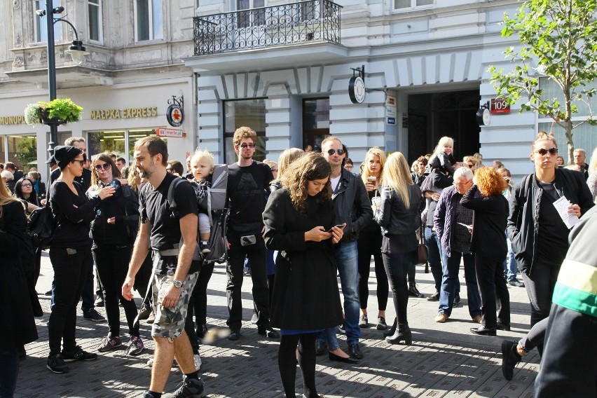 Czarny protest w Łodzi