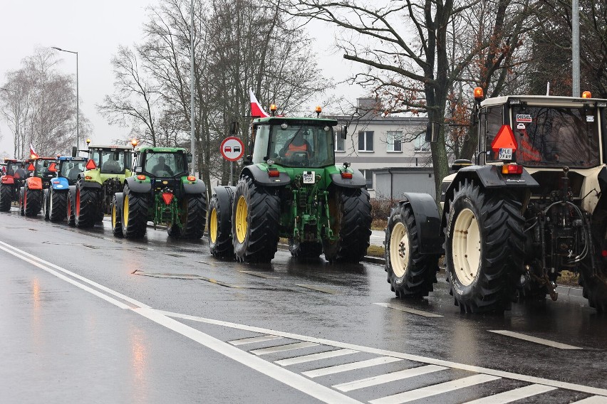 Protest rolników 9 lutego 2024 w Lesznie. Akcja 20 lutego ma...