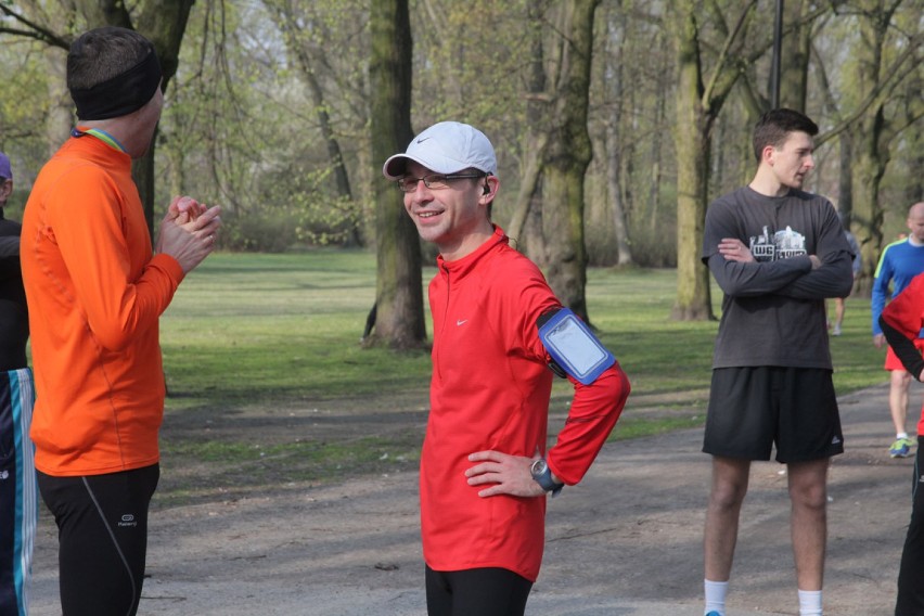 Parkrun Łódź, 12 kwietnia 2014
Parkrun w parku...