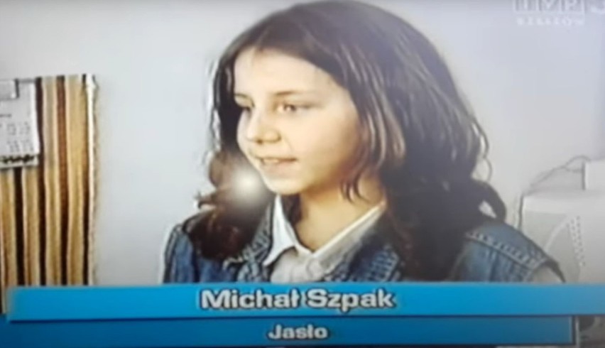 13-letni Michał Szpak udziela wywiadu TVP